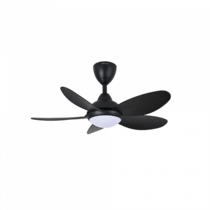 ALPHA BABY LUNA 5 BLADES 36"LED CEILING FAN - MATT BLACK (BABYLUNA5B-36-MB-LED)
