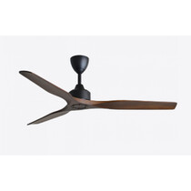 ALPHA 3 BLADES 60" CEILING FAN - WALNUT/MB