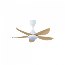 ALPHA VANNUS LUNA 5 BLADES 40" LED CEILING FAN - MAPLE WHITE (LUNA5B-40-M/WH-LED)