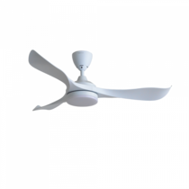 ALPHA 3 BLADES 52" LED CEILING FAN - WHITE