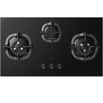 ELECTROLUX 3 BURNER B/I/HOBS *BLACK TEMPERED GLASS*