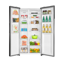 HAIER 2 DOORS 628L INVERTER FRIDGE - GLASS BLACK