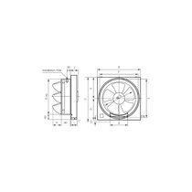 KDK 10" WALL VENTILATION FAN (25AQM7)