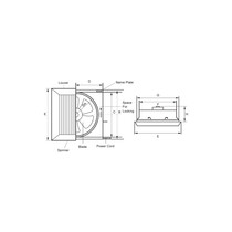 KDK 10" CEILING VENTILATION FAN (25TGQ7)