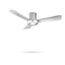 KDK 44" 3 BLADES CEILING FAN WITH R/CONTROL - SILVER (K11Z1-ES)