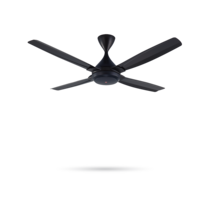 KDK 56" 4 BLADES CEILING FAN WITH R/CONTROL - DARK GREY (K14TE-DG)
