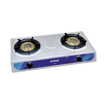 KHIND 2 BURNERS GAS COOKER