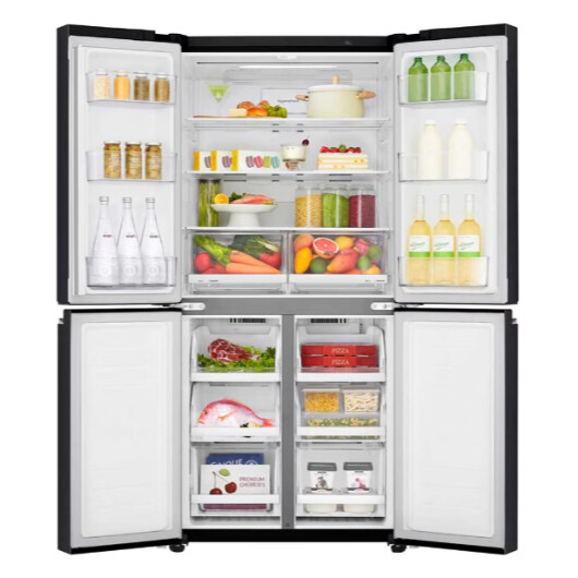 LG 4 DOORS 594L INVERTER FRIDGE -MATT BLACK (GC-B22FTQPL)