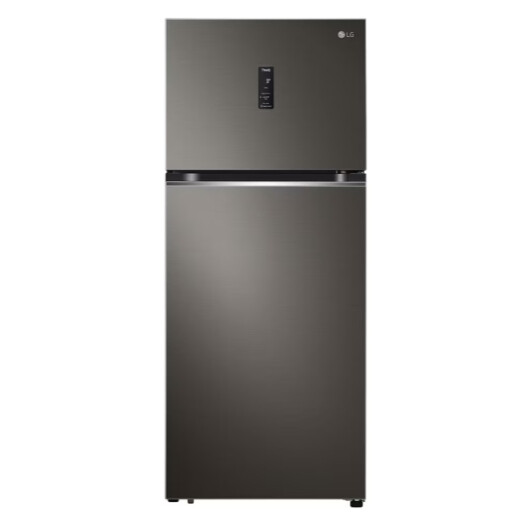 LG 2 DOORS 410L INVERTER FRIDGE - BLACK STEEL (GN-B372PXBK)