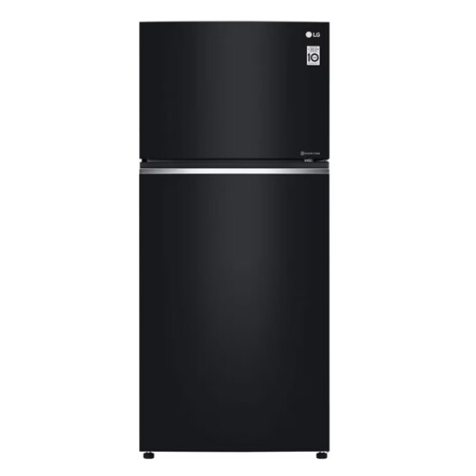 LG 2 DOORS 509L INVERTER FRIDGE - GLASS BLACK (GN-C702SGGC)