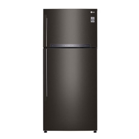 LG 2 DOORS 516L INVERTER FRIDGE - BLACK STAINLESS STEEL (GN-H602HXHC)