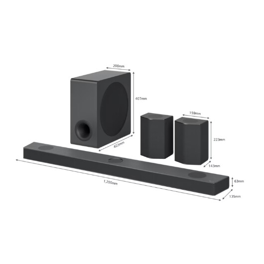 LG 9.1.5CH SURROUND SOUNDBAR 810W (S95QR)