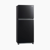 MITSUBISHI 2 DOORS 389L INVERTER FRIDGE - GLASS BLACK (MR-FX43EN-GBK)
