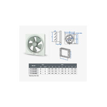 PANASONIC 10" WALL VENTILATION FAN (FV-25AUM7)