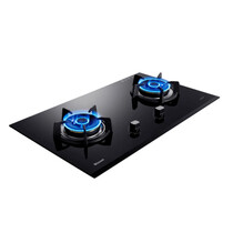 RINNAI 2 BURNER B/I/HOBS *BLACK TEMPERED GLASS* (RB-72G)