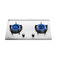 RINNAI 2 BURNER B/I/HOBS - STAINLESS STELL