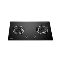RINNAI 2 BURNER B/I/HOBS *BLACK TEMPERED GLASS* (RB-982G)