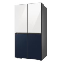 SAMSUNG 4 DOORS 667L INVERTER FRIDGE-CLEAN WHITE + NAVY