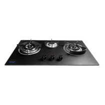 SENZ 3 BURNERS GAS COOKER HOB -BLACK