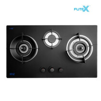 SENZ 3 BURNERS GAS COOKER HOB -BLACK