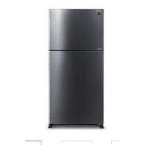 SHARP 2 DOOR 610L INVERTER FRIDGE-METAL SILVER