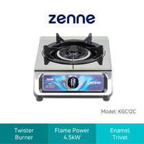 ZENNE SINGLE BURNERS GAS COOKER (KGC12C-S)